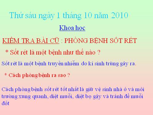 Bài 13. Phòng bệnh sốt xuất huyết