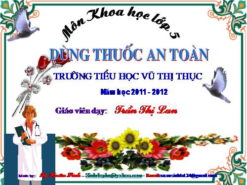 Bài 11. Dùng thuốc an toàn