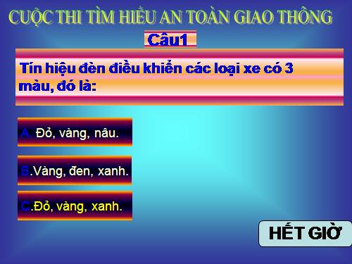 An toàn giao thông.bài 4