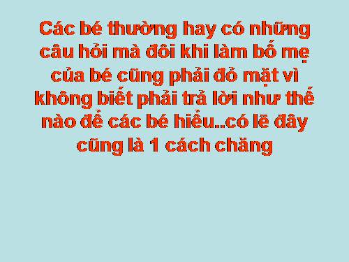 Giáo dục giới tính bằng hình ảnh