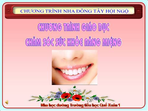 Chương trình giáo dục Vệ sinh răng miệng