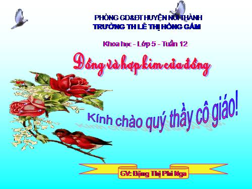 Bài 24. Đồng và hợp kim của đồng