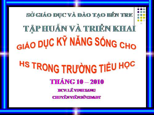 GD Ky nang song