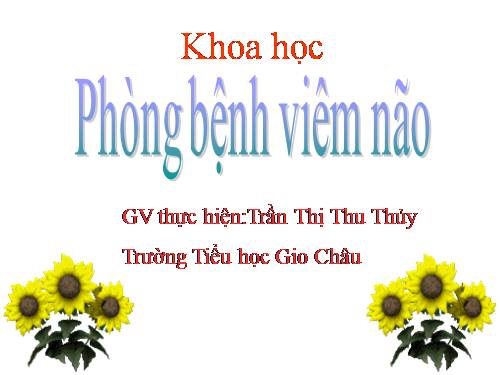 Bài 14. Phòng bệnh viêm não