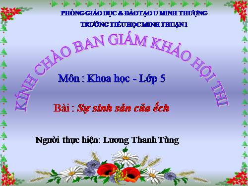 Bài 57. Sự sinh sản của ếch