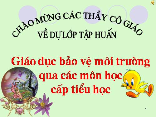 Bài giảng môn khoa học lớp 5