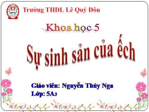 Bài 57. Sự sinh sản của ếch