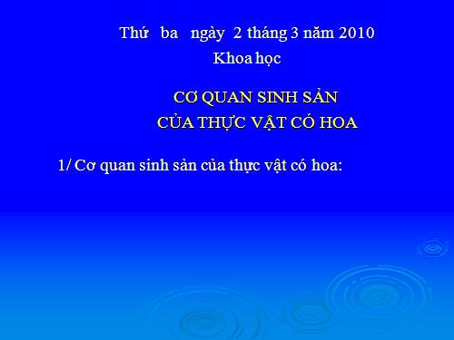 Bài 52. Sự sinh sản của thực vật có hoa