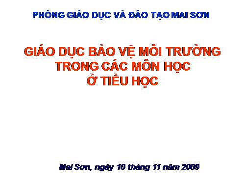 Bài 62. Môi trường