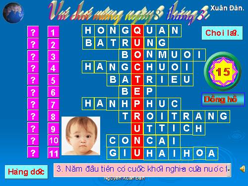 cách làm trò chơi ô chữ nèHOT lắm đó!!