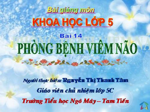 Bài 14. Phòng bệnh viêm não