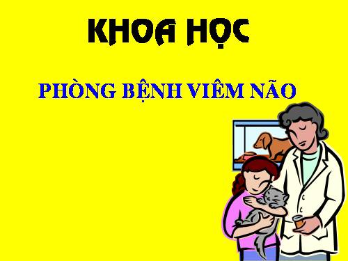 Bài 14. Phòng bệnh viêm não