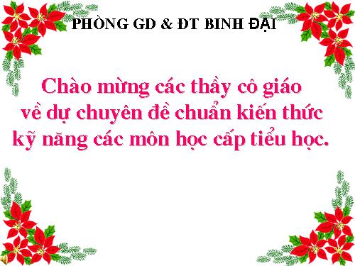 BD Dạy học theo chuẩn kiến thưc kĩ năng