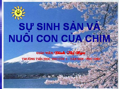Bài 58. Sự sinh sản và nuôi con của chim