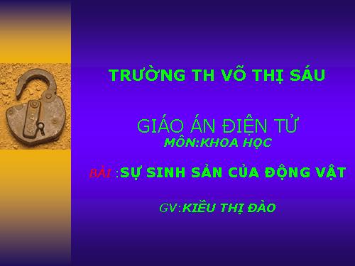 Bài 55. Sự sinh sản của động vật