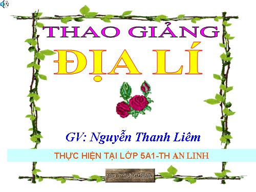 Liem- Địa lí địa phương