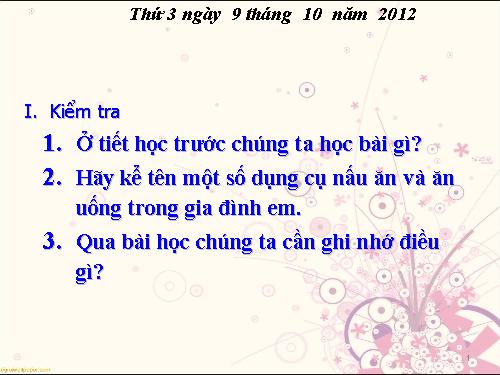 Bài 4. Chuẩn bị nấu ăn