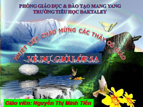 Tuần 4. Những con sếu bằng giấy