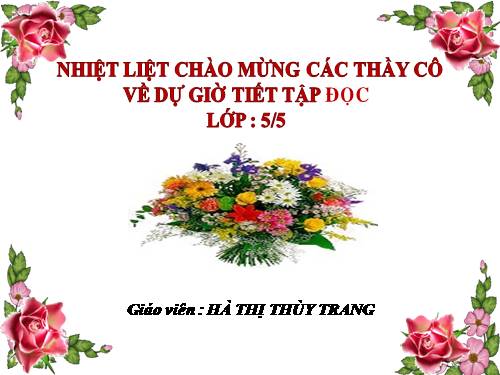 Tuần 4. Bài ca về trái đất