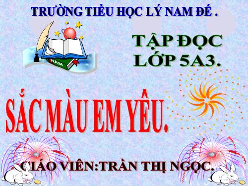 Tuần 2. Sắc màu em yêu