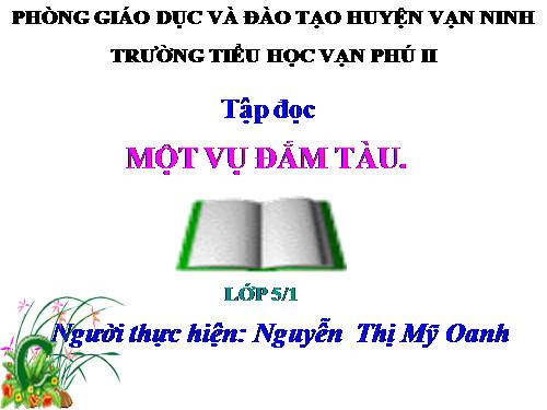 Tuần 29. Một vụ đắm tàu