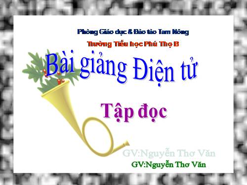 Tuần 31. Bầm ơi