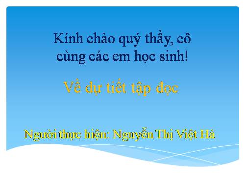 Tuần 26. Nghĩa thầy trò