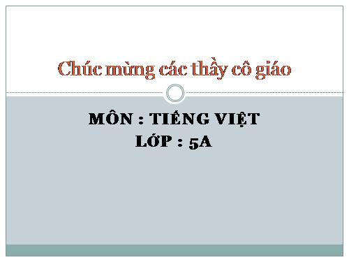 Tuần 19. Người công dân số Một