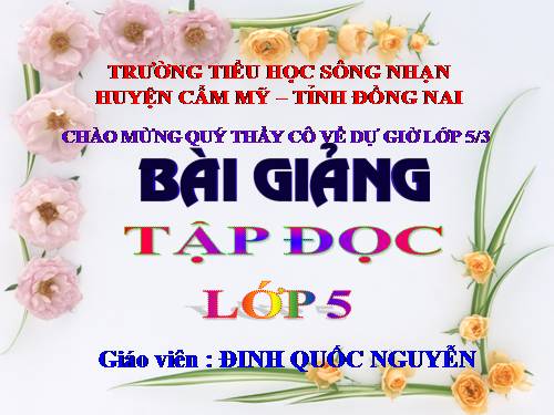 Tuần 12. Mùa thảo quả