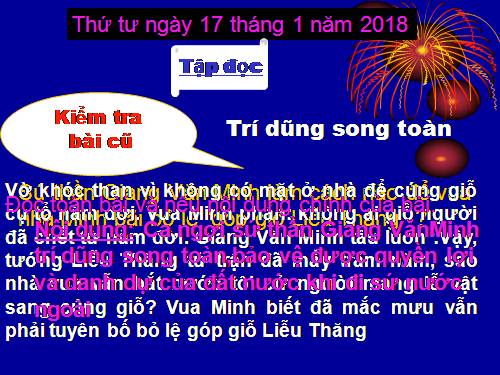 Tuần 21. Tiếng rao đêm