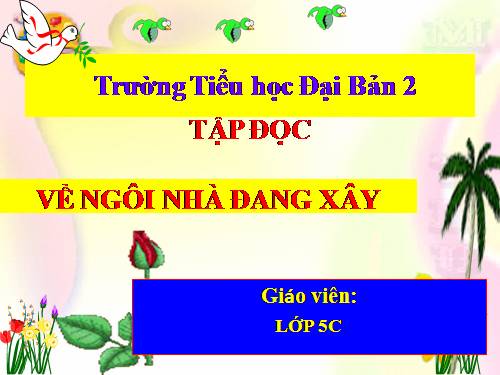 Tuần 15. Về ngôi nhà đang xây