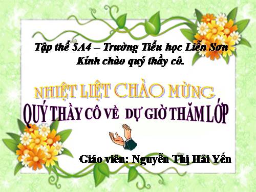 Tuần 11. Chuyện một khu vườn nhỏ