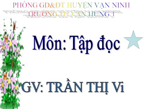 Tuần 13. Người gác rừng tí hon