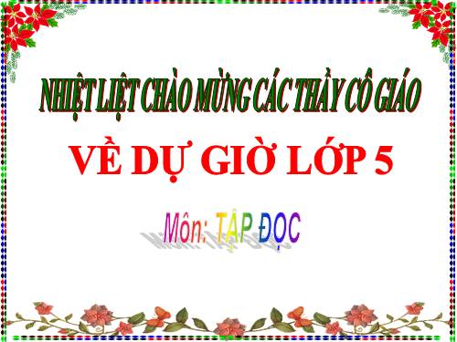 Tuần 12. Mùa thảo quả