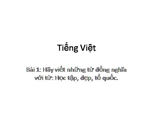 Tuần 10. Ôn tập Giữa Học kì I