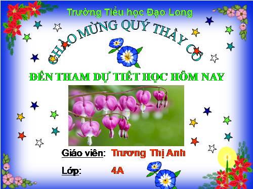 Tuần 11. Chuyện một khu vườn nhỏ