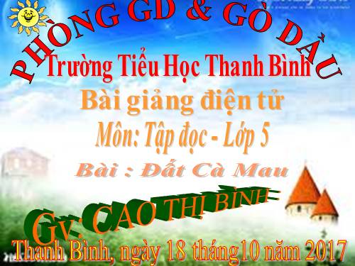 Tuần 9. Đất Cà Mau