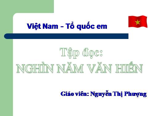 Tuần 2. Nghìn năm văn hiến