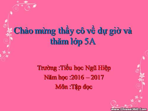Tuần 32. Những cánh buồm