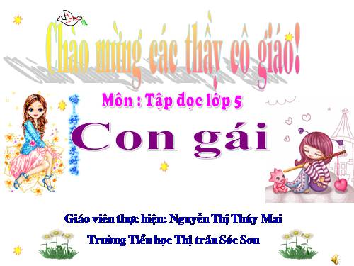 Tuần 29. Con gái