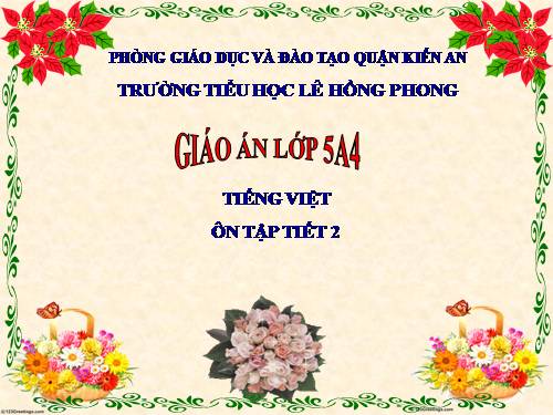 Tuần 10. Ôn tập Giữa Học kì I
