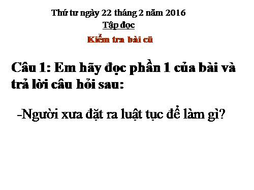 Tuần 24. Hộp thư mật