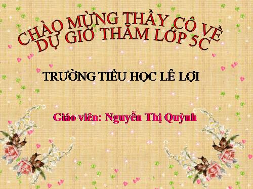 Tuần 21. Tiếng rao đêm