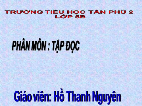 Tuần 29. Con gái