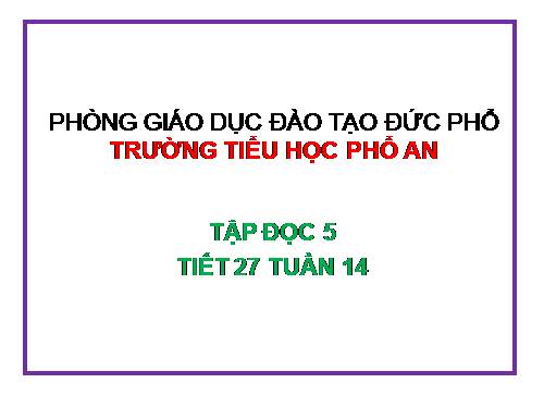 Tuần 14. Chuỗi ngọc lam