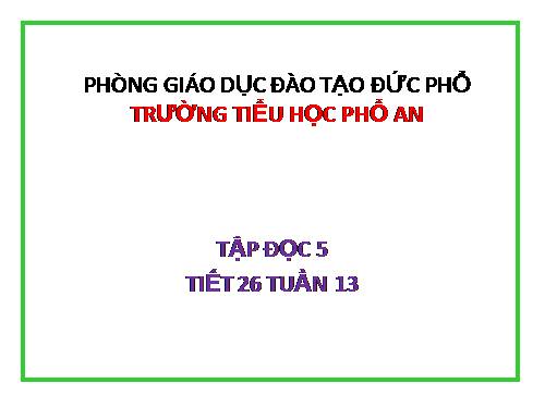 Tuần 13. Trồng rừng ngập mặn