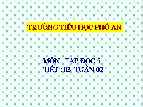 Tuần 2. Nghìn năm văn hiến