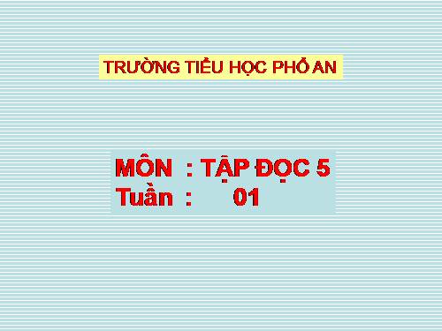 Tuần 1. Quang cảnh làng mạc ngày mùa