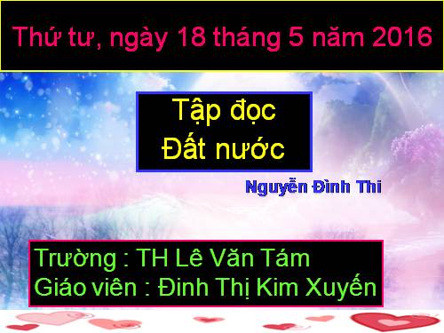 Tuần 27. Đất nước