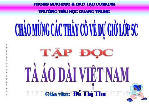 Tuần 30. Tà áo dài Việt Nam